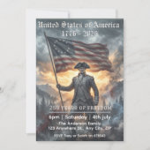 USA 250th Anniversary Historical   招待状 (正面)