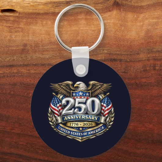USA 250th Anniversary Keychain キーホルダー (裏面)