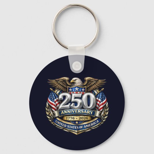 USA 250th Anniversary Keychain キーホルダー (裏面)