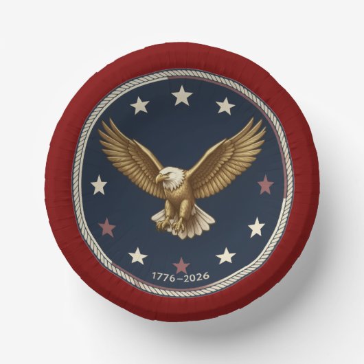 USA 250th Anniversary Paper Bowls  ペーパーボウル (正面)