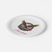 USA 250th Anniversary Party ペーパープレート (アングル)