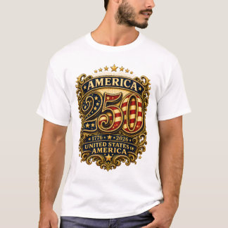 USA 250th Anniversary Patriotic Shirt 1776-2026 Tシャツ