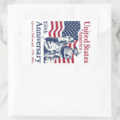 USA 250th Anniversary Semiquincentennial 1776-2026 長方形シール (バッグ)