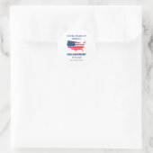 USA 250th Anniversary Semiquincentennial Patriotic ラウンドシール (バッグ)
