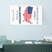 USA 250th Anniversary Semiquincentennial Patriotic 横断幕 (トレードショー)