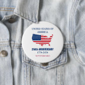USA 250th Anniversary Semiquincentennial Patriotic 缶バッジ (インサイチュ)