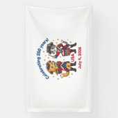 USA 250th Anniversary Souvenir,July 4 2026  横断幕 (縦)