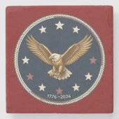 USA 250th Anniversay Marble Stone Coaster ストーンコースター (正面)