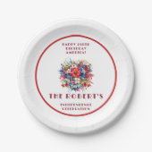 USA 250th Birthday America's Celebration ペーパープレート (正面)