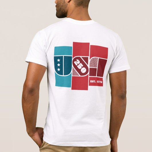 USA 250th Tシャツ (裏面)