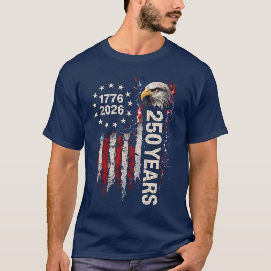 USA 250th Year Anniversary Celebration Tシャツ (正面)
