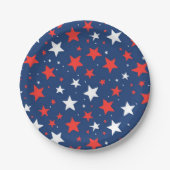 USA 4th of July ペーパープレート (正面)