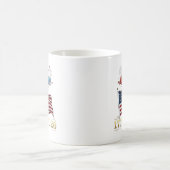 USA 4th of July 1776-2026 Patriotic Flag Firework コーヒーマグカップ (中央)