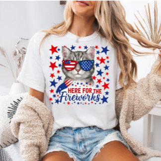 USA 4th of July Shirt, Patriotic Gift for Her  Tシャツ