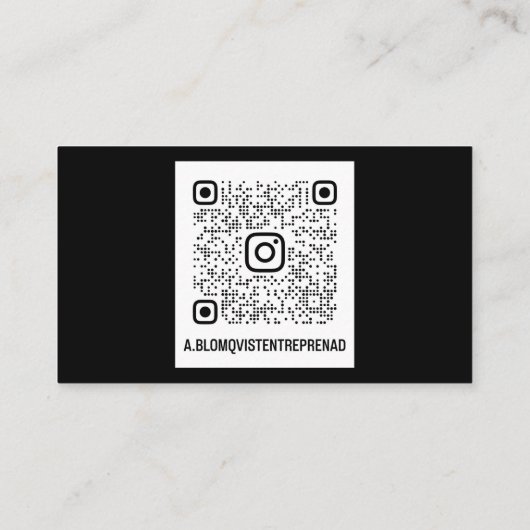 USA, 8,9 x 5,1 cm Visitkort 名刺 (裏面)