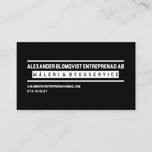 USA, 8,9 x 5,1 cm Visitkort 名刺 (正面)