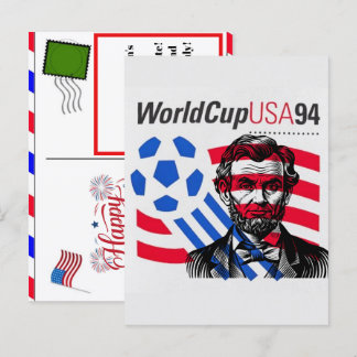 USA 94 ワールドカップのレガシー & 2026年7月4日 サッカー シーズンポストカード