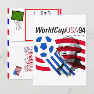 USA 94 ワールドカップの伝統と7月4日の2026サッカー シーズンポストカード