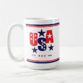 USA AMERICA250 Independence Day 1776 - 2026 コーヒーマグカップ (左)