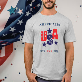 USA America250 Independence Day Tシャツ