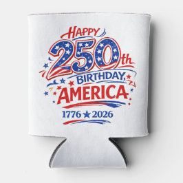 USA America 250th Anniversary Patriotic 缶クーラー