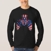 USA America Controller For Video Games  Gamers Tシャツ (正面)