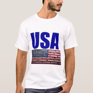 USA , AMERICA Tシャツ