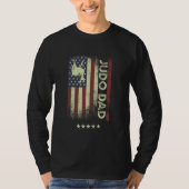 USA American Flag  Judo Dad 1 Tシャツ (正面)