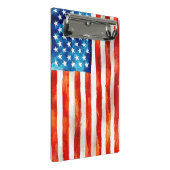 USA American Flag Patriot 4th of July Parade Vet ミニクリップボード (アングル)