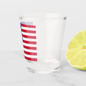 USA American Flag Patriotic Design ショットグラス (右)