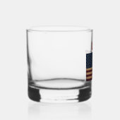  USA American Retro Flag   ウイスキーグラス (右)