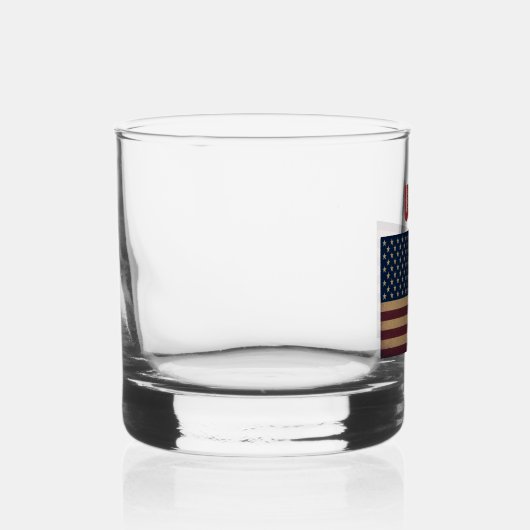  USA American Retro Flag   ウイスキーグラス (右)