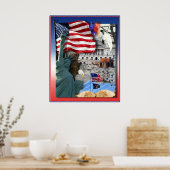 USA American Symbols ポスター (キッチン)