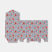 USA/American themed floral pattern フェイバーボックス (折り畳みなし)
