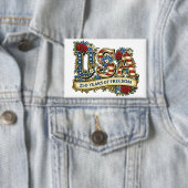 USA America's 250th Anniversary 缶バッジ (インサイチュ)