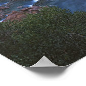 USA, Arizona, Grand Canyon, Havasu Falls ポスター (角)