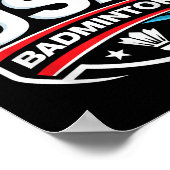 Usa Badminton  ポスター (角)