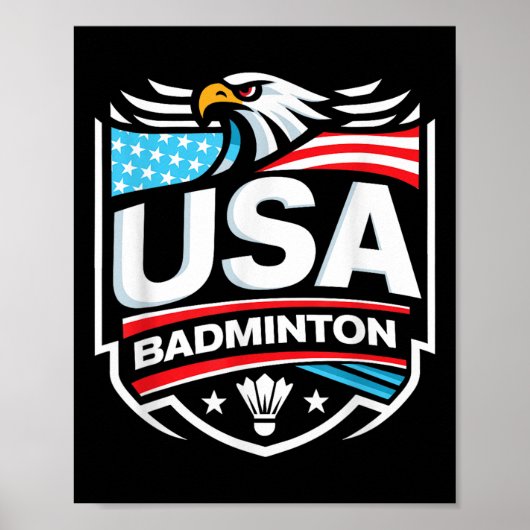 Usa Badminton  ポスター (正面)