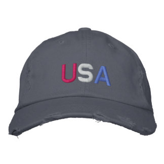 USA BASEBALL CAP カスタマイズ - カスタマイズ -  刺繍入りキャップ