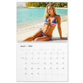 USA Bikini Calendar 1 カレンダー (3月 2026)