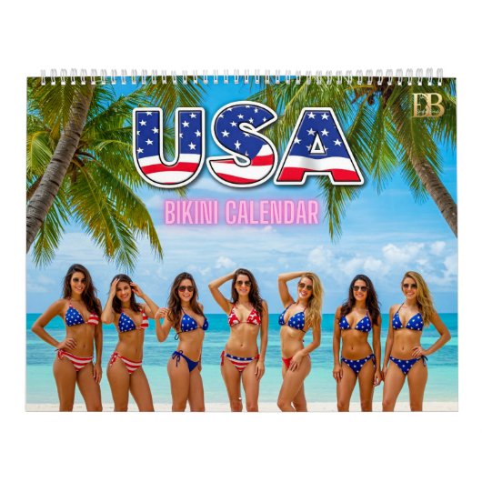 USA Bikini Calendar 1 カレンダー (カバー)
