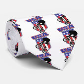 USA BMXバイクもしくは自転車に乗る人 ネクタイ (ロール)