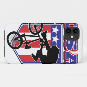USA BMXバイクもしくは自転車に乗る人 Case-Mate iPhoneケース (裏面(横))