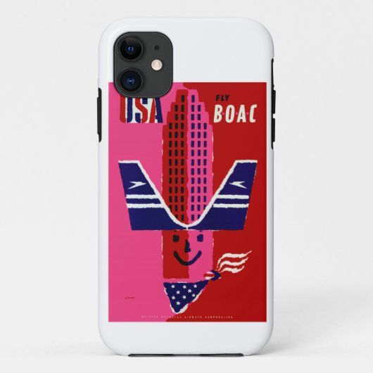 USA ~ BOACで飛ぶ Case-Mate iPhoneケース (裏面)