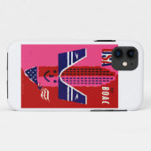 USA ~ BOACで飛ぶ Case-Mate iPhoneケース (裏面(横))