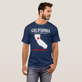 USA, California, Sacramento – The Golden State Tシャツ (正面フル)