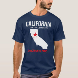 USA, California, Sacramento – The Golden State Tシャツ