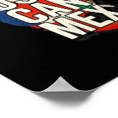 Usa Can Mex Soccer North America Football Fan  ポスター (角)