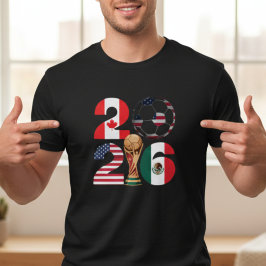 USA Canada Mexico Football Fan T-Shirt Tシャツ