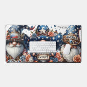 USA Celebrating 250 Years Gnomes Desk Mat デスクマット (キーボード&マウス)